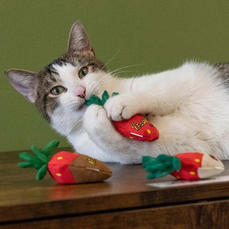 Yeowww! Catnip Strawberry - White Chocolate