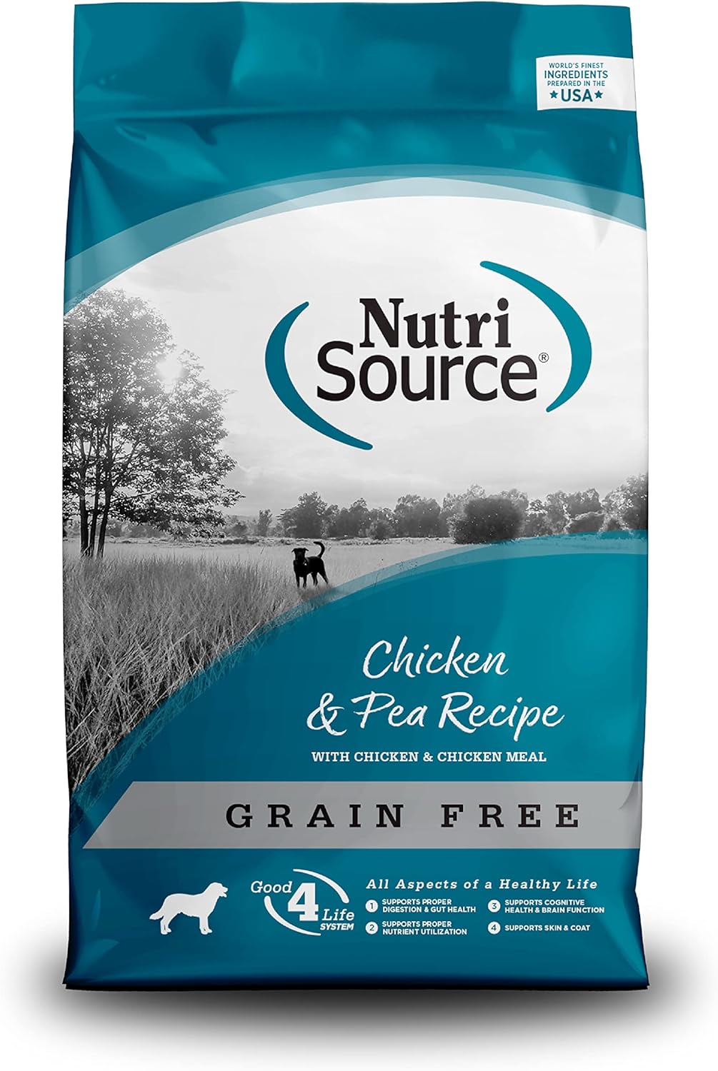 NutriSource Chicken and Peas Recipe Grain Free Dry Dog Food - 26 Lb