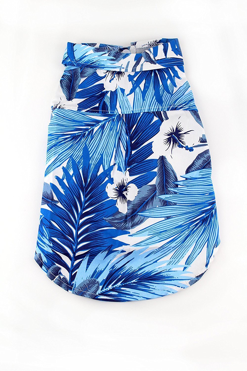 Midlee Blue Hawaiian Dog Shirt