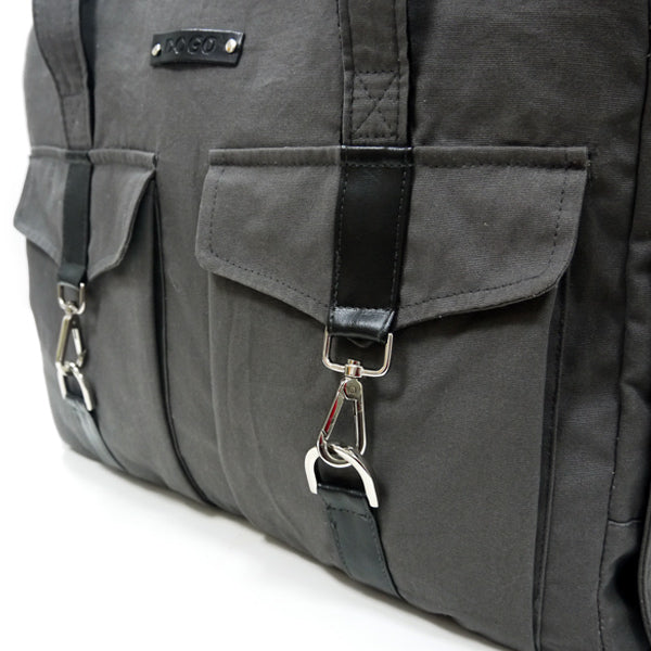 Dogo Pet Fashions Buckle Tote V2 Pet Carrier Bag - Charcoal