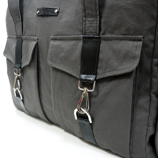 Dogo Pet Fashions Buckle Tote V2 Pet Carrier Bag - Charcoal