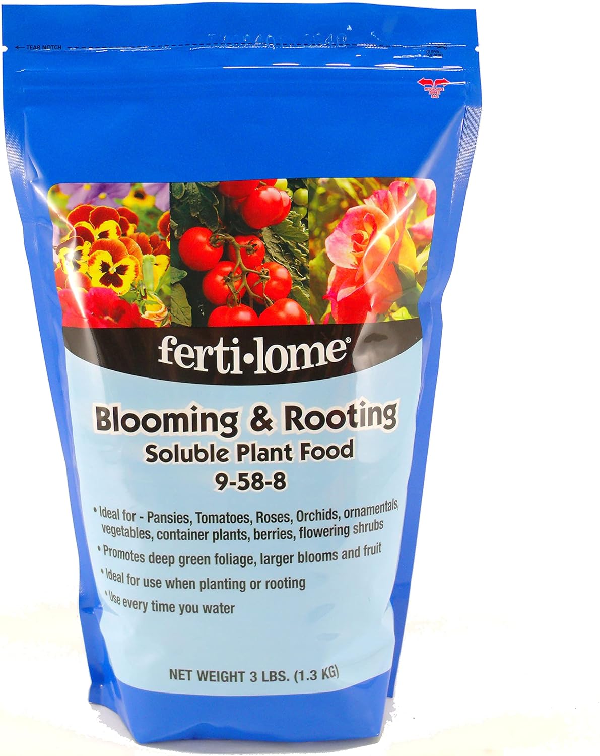 Ferti-lome 11772 Blooming & Rooting Soluble Plant Food, 3 Lbs