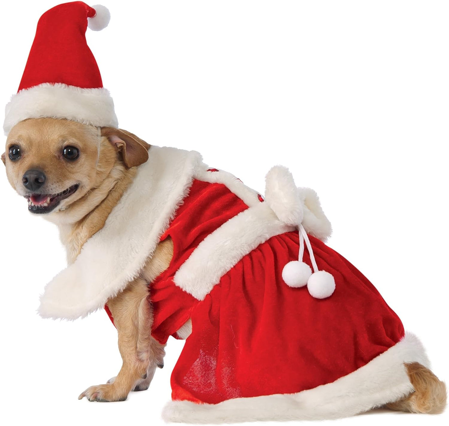 Rubies Mrs. Claus Dog Costume - Small