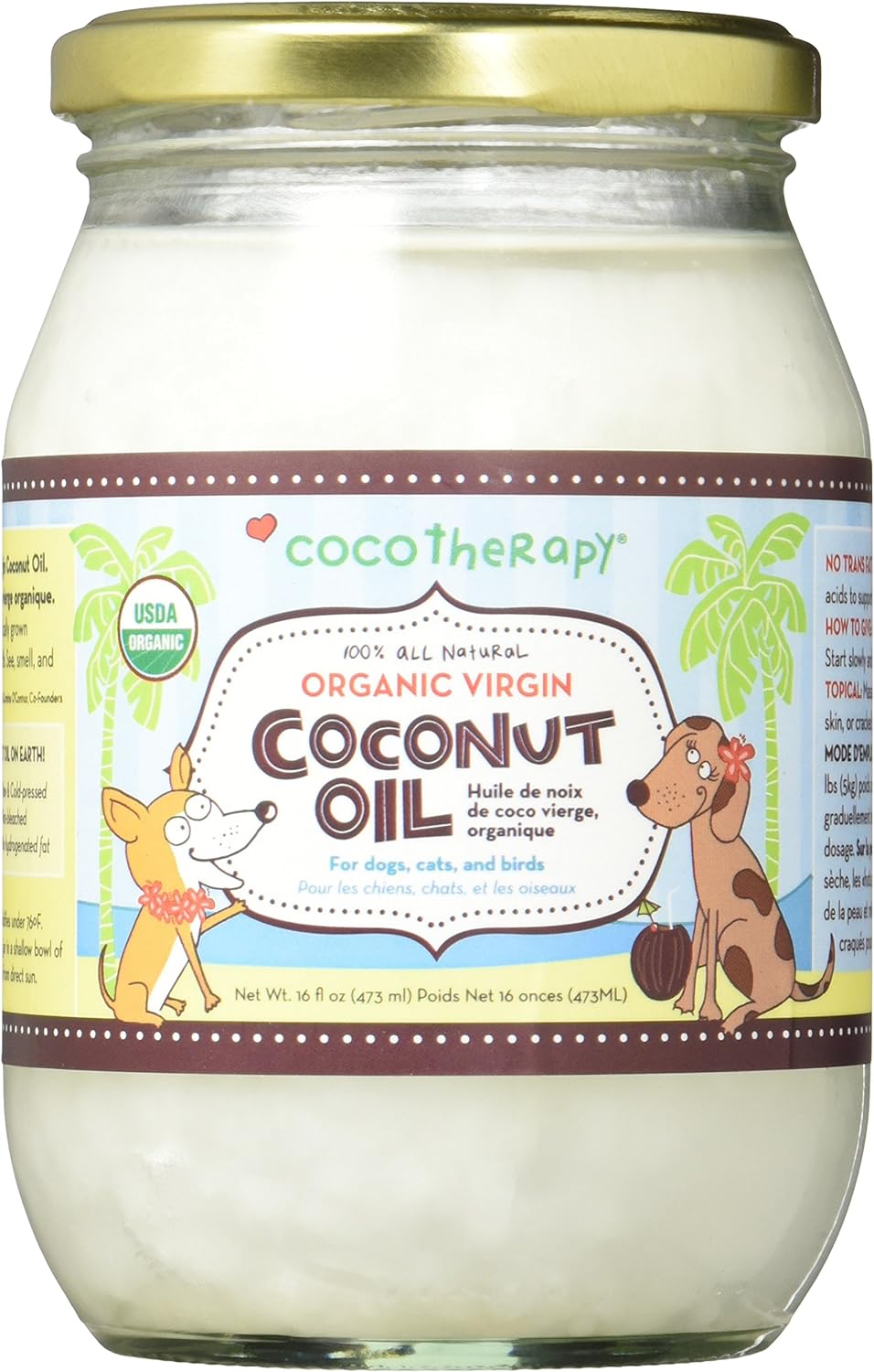 Cocotherapy Ctt-0001-16 1 Piece Coconut Oil, 16 Oz