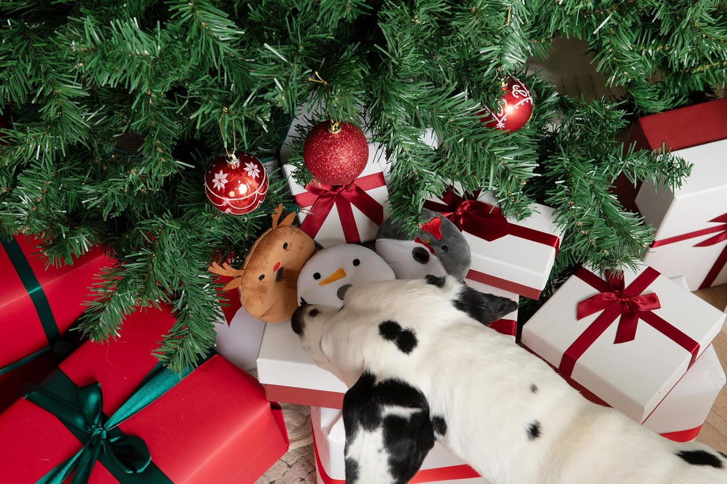 Midlee Christmas Donuts Dog Toys- Pack of 3