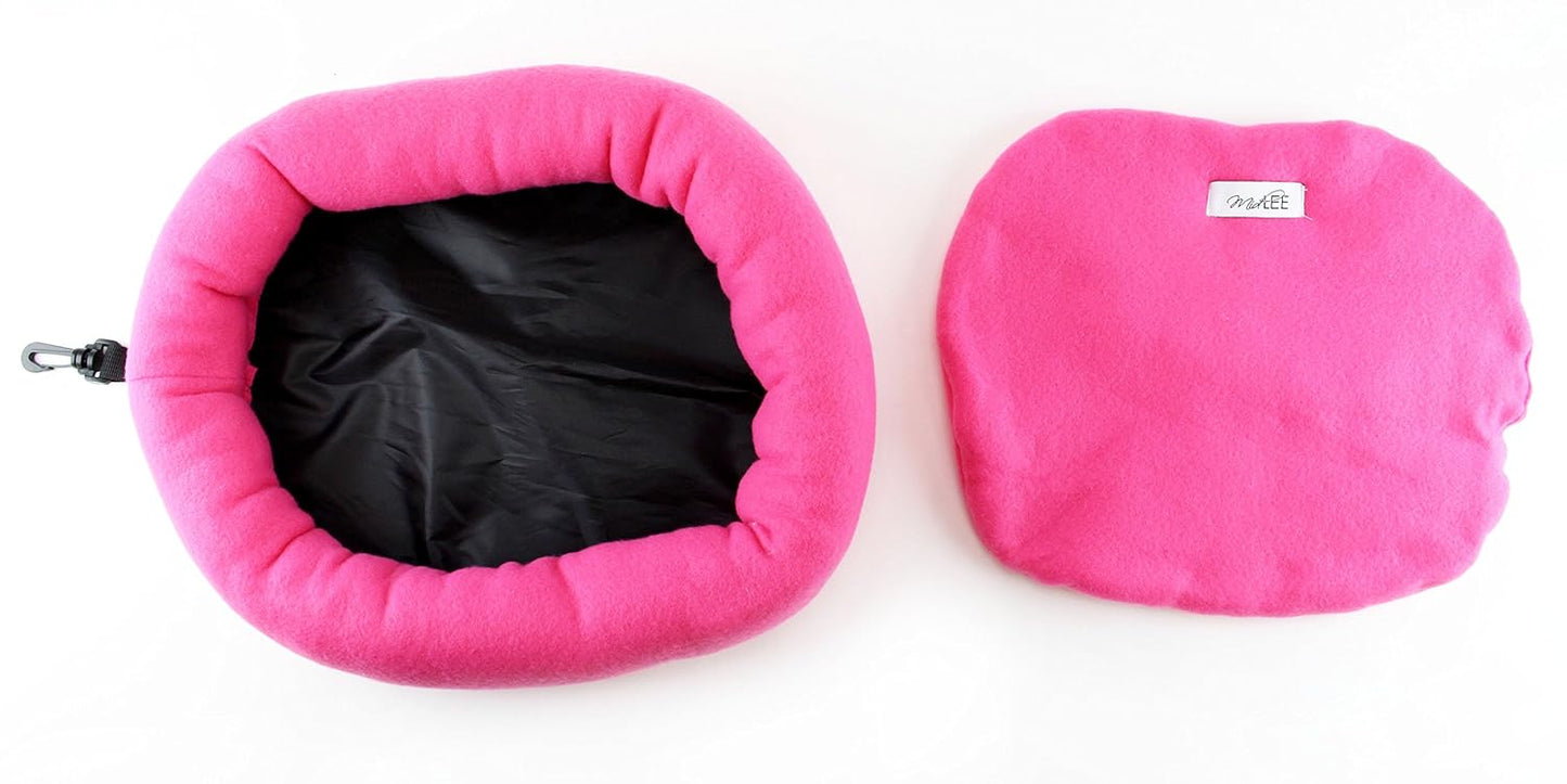 Guinea Pig Bed - Round Fleece Small Animal Bed 15"x 12"