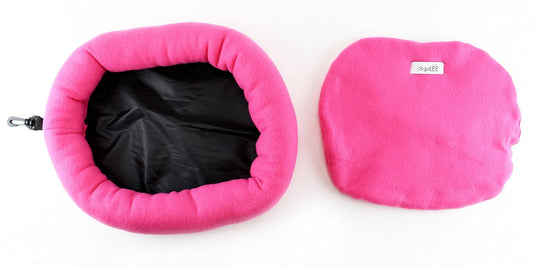 Guinea Pig Bed - Round Fleece Small Animal Bed 15"x 12"