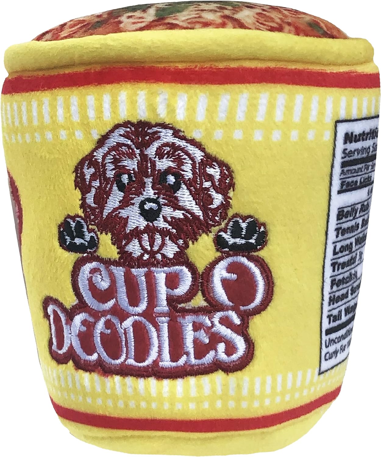 Lulubelles Power Plush Cup O Doodles Dog Toy with Squeaker-Large