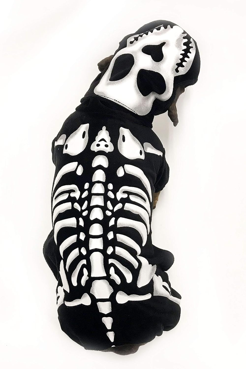 Midlee Two Tone Skeleton Dog Costume (X-Large)