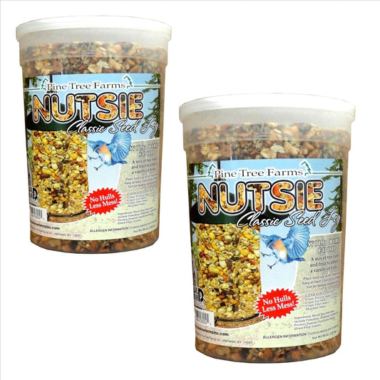 Pine Tree Farms Classic Nutsie Seed Log, 80 oz (2-Pack)