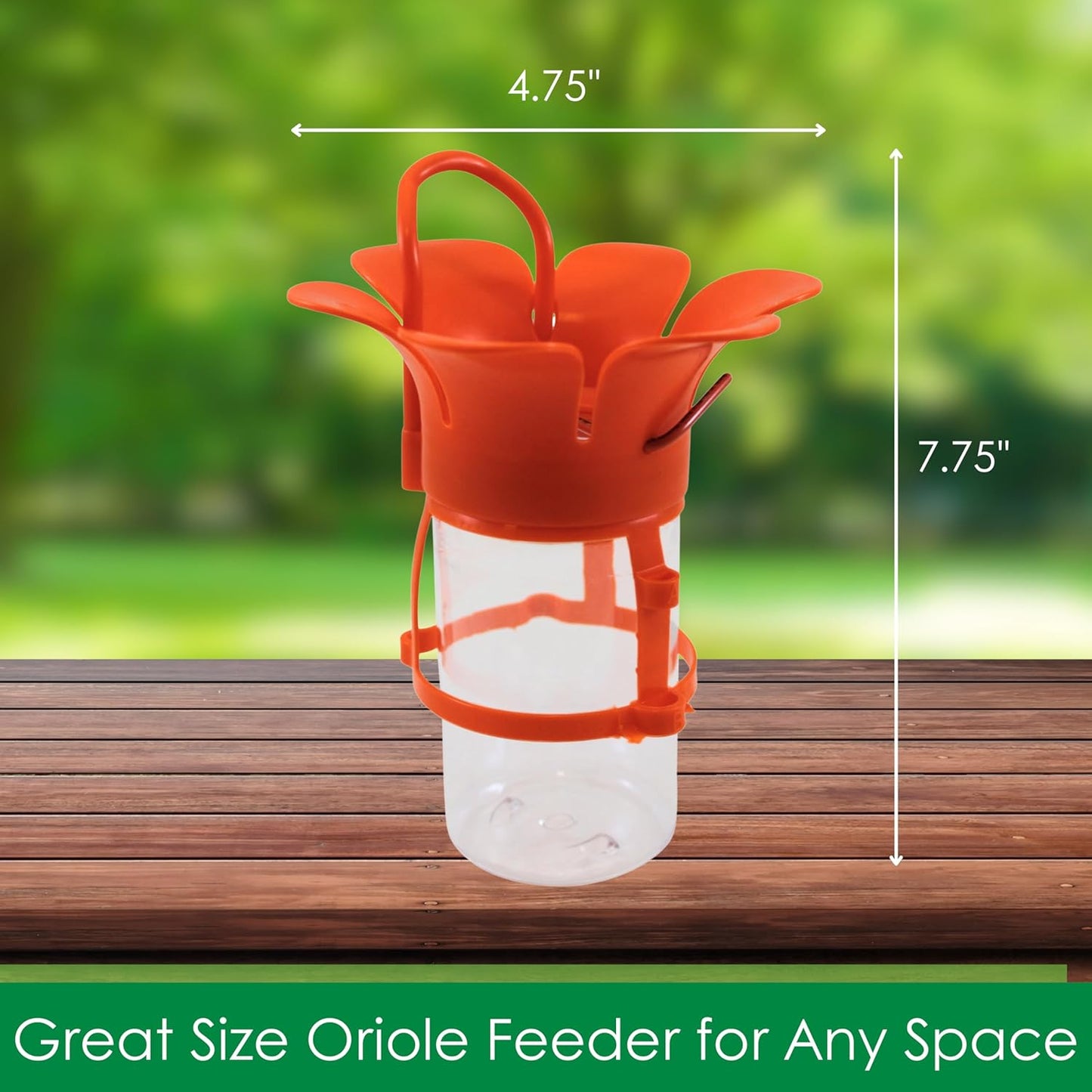 Songbird Essentials Orange Jelly Jam Fliteline Oriole Feeder - 6.5"