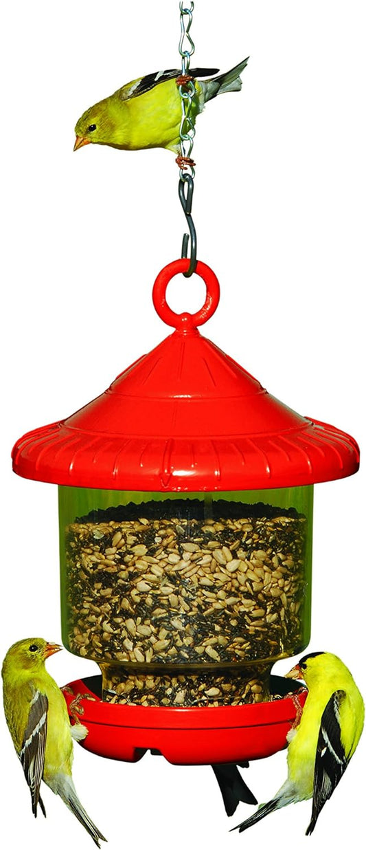 Songbird Essentials Red Clingers Only Bird Feeder (8.5" Tall)