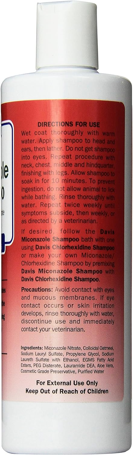 Davis Miconazole Pet Shampoo, 12-Ounce