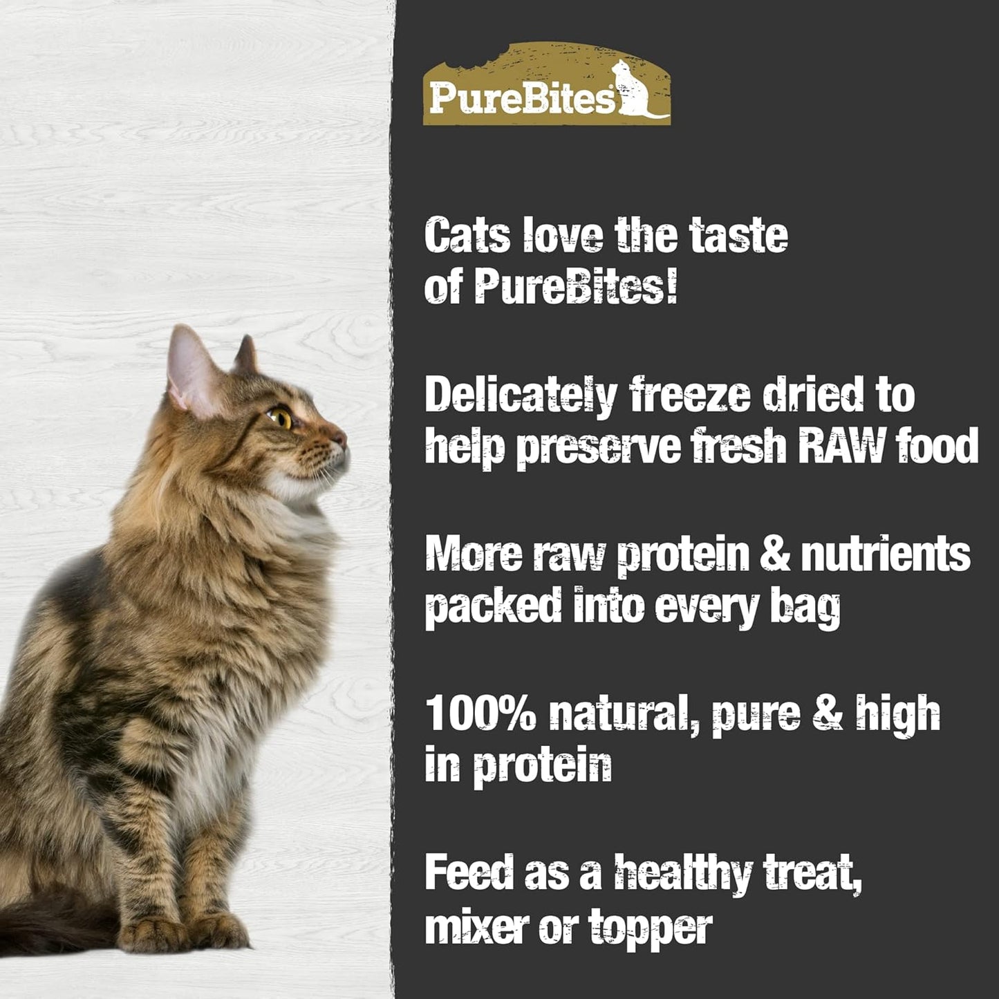 Pure Bites Cat Treats Freeze Dried Chicken Breast & Duck 1.12oz