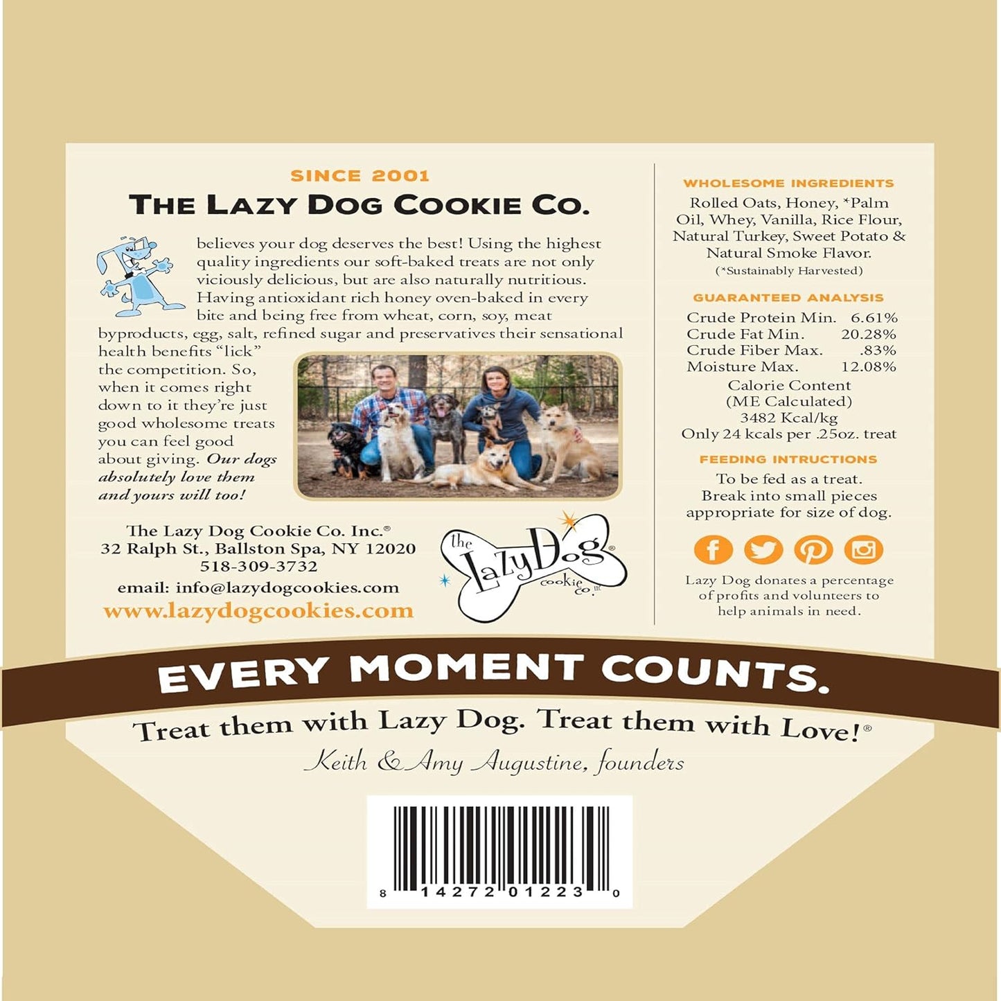 The Lazy Dog Cookie Co. Leftover Turkey Sandwich Dog Treats