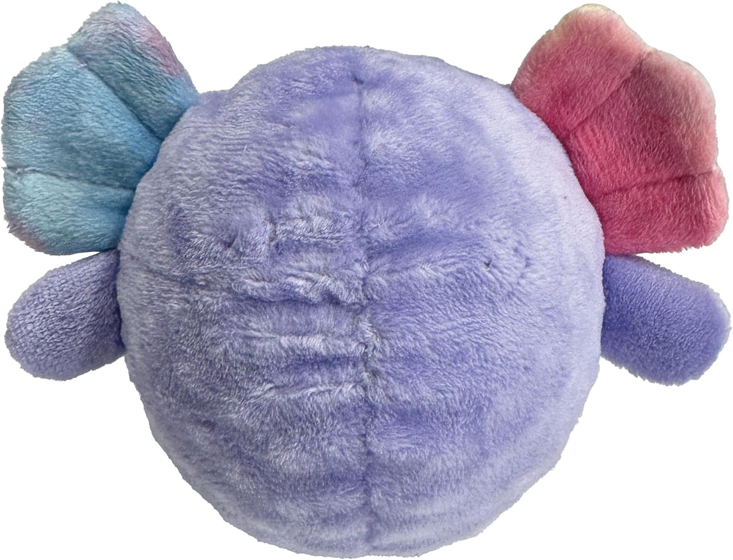fouFIT Fuzzy Wuzzy Axolotl Spikers 2-in-1 Spiker Ball Toy - Purple (Large)