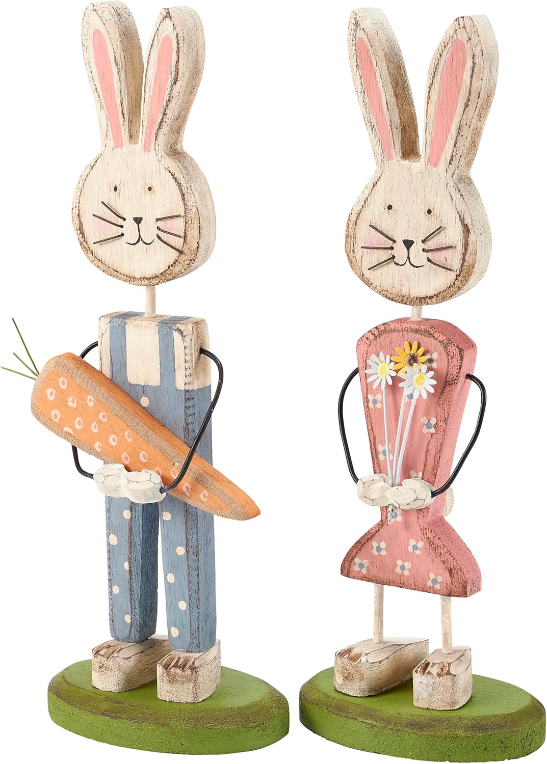 Primitives by Kathy Bunny Couple Stand Up Set