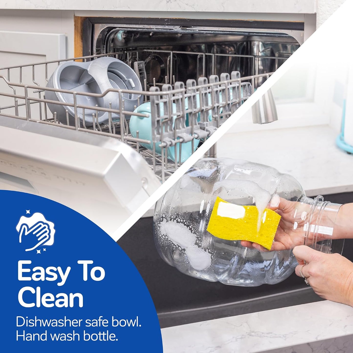 Petmate Replendish Waterer - Pearl Silver Gray(0.5 Gallon)- DS