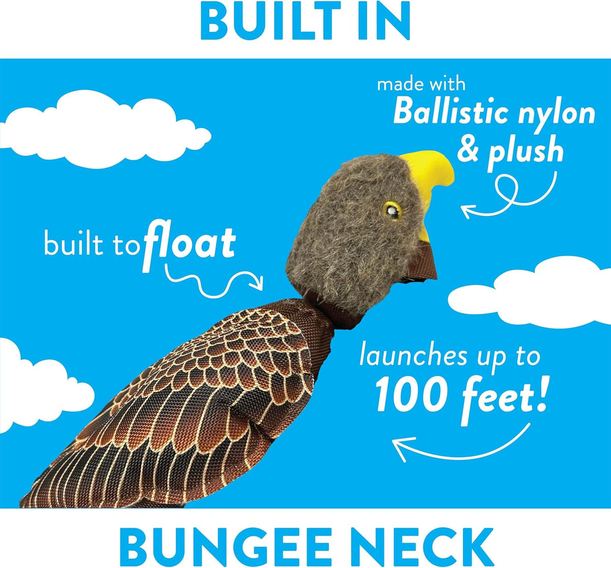 Spunky Pup Fly & Fetch Eagle Flying Dog Toy