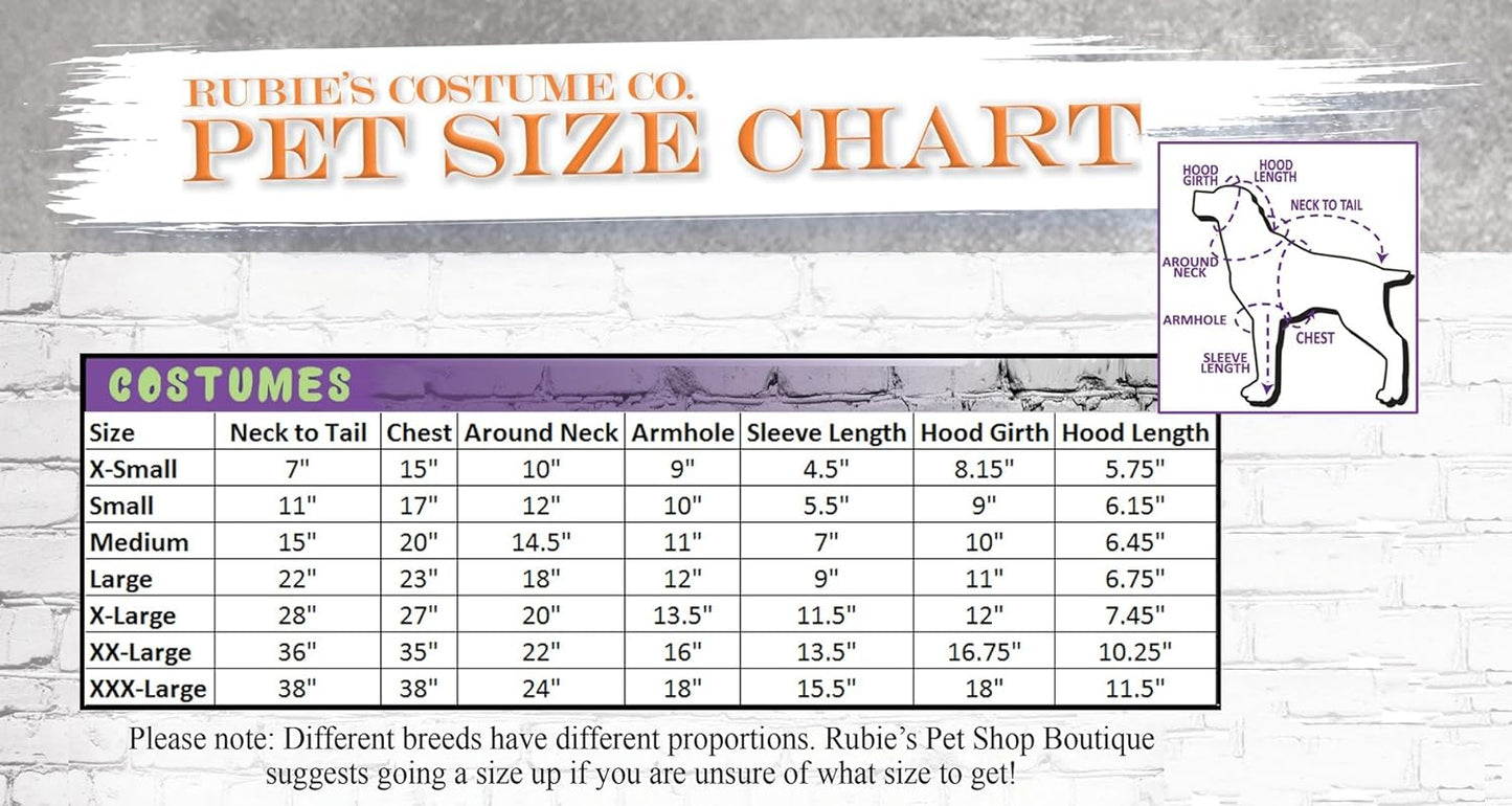 Rubie's Big Dog Pirate Girl Dog Costume - 3X Large