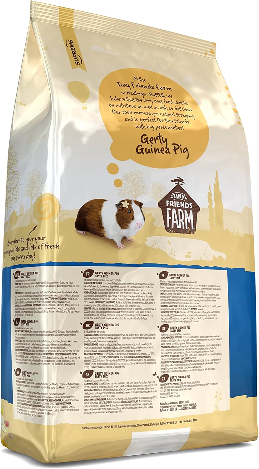Supreme Pet Foods Tiny Friends Farm Gerty Guinea Pig Tasty Mix - 2 Pound