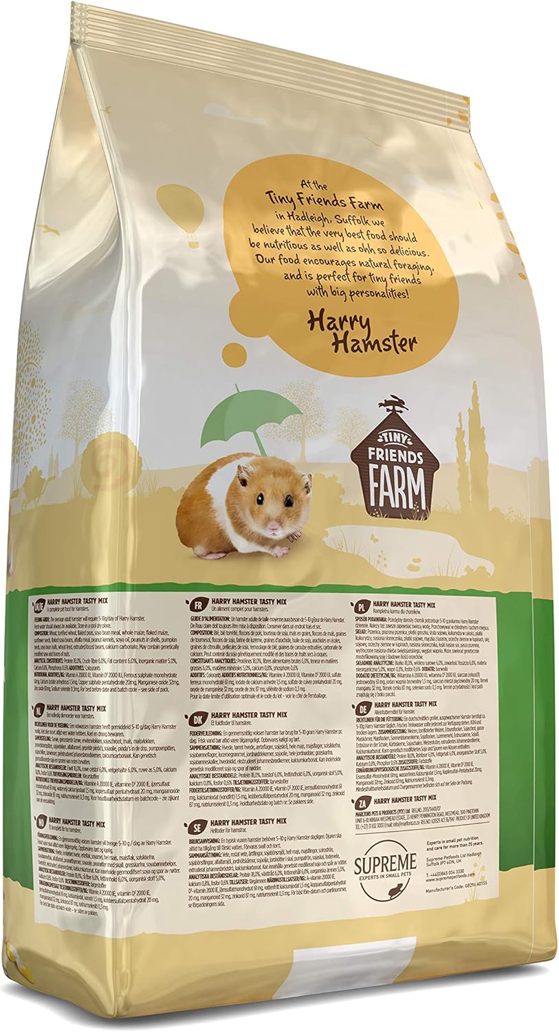 Supreme Pet Foods Tiny Friends Farm Hazel Hamster Tasty Mix Small Animal Food 2 lbs
