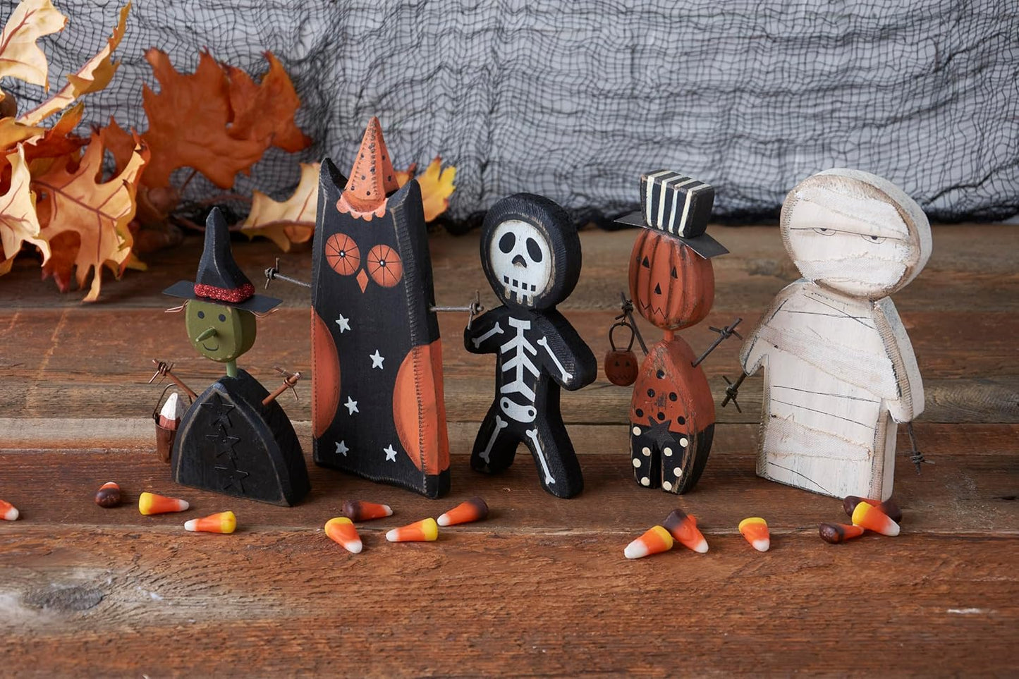 Primitives by Kathy Vintage Style Chunky Witch Sitter Halloween Figurine