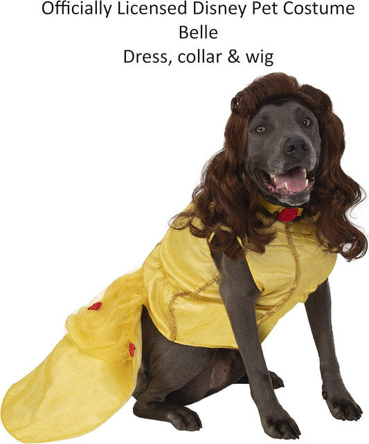 Rubie's Disney Princess Pet Big Dogs Beauty and the Beast Belle Costume - 3X Large