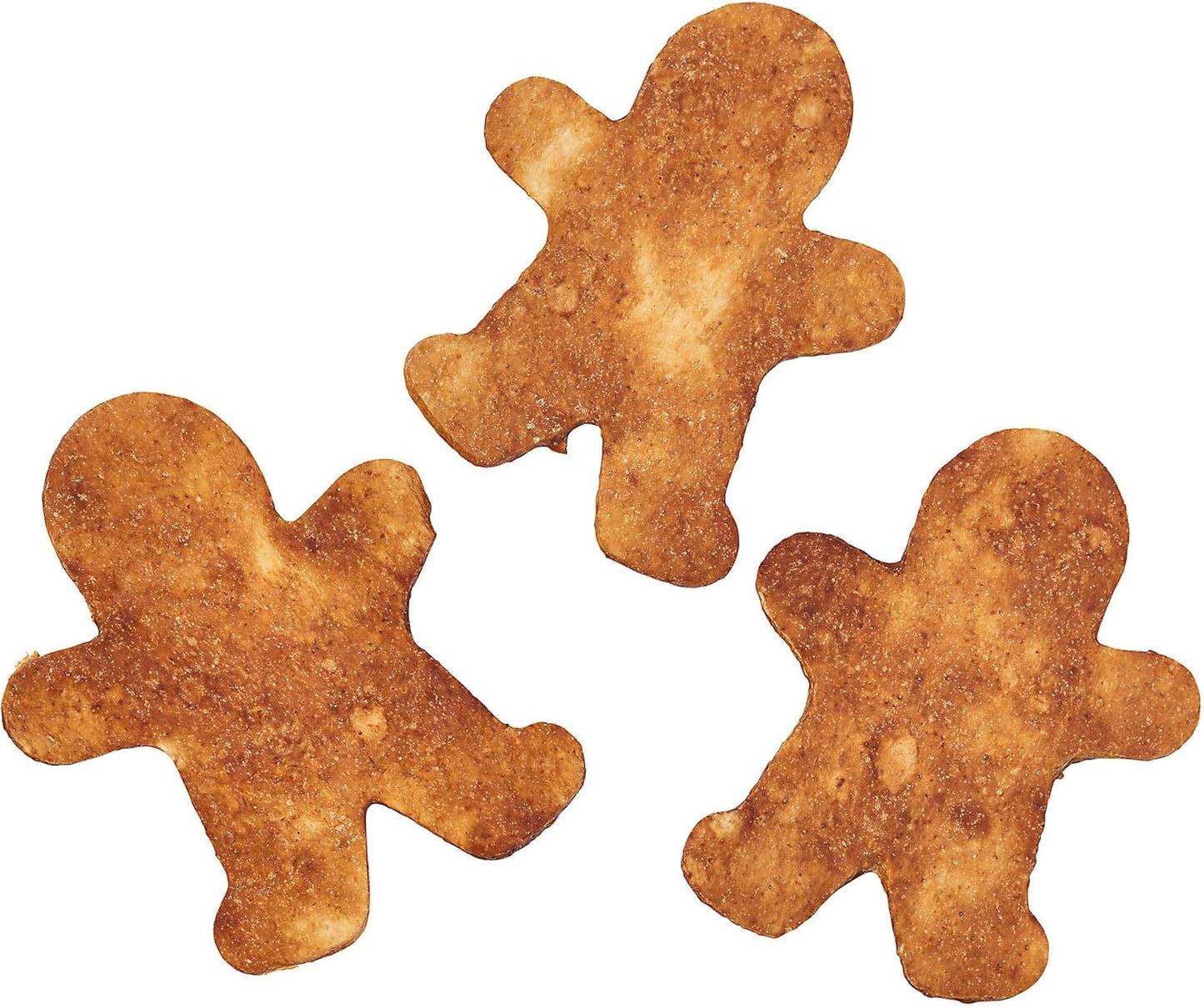 Fieldcrest Farms Nothin' to Hide Holiday Gingerbread Men Beef Flavor Chew Dog Treats, 5.2oz (Pack of 4)