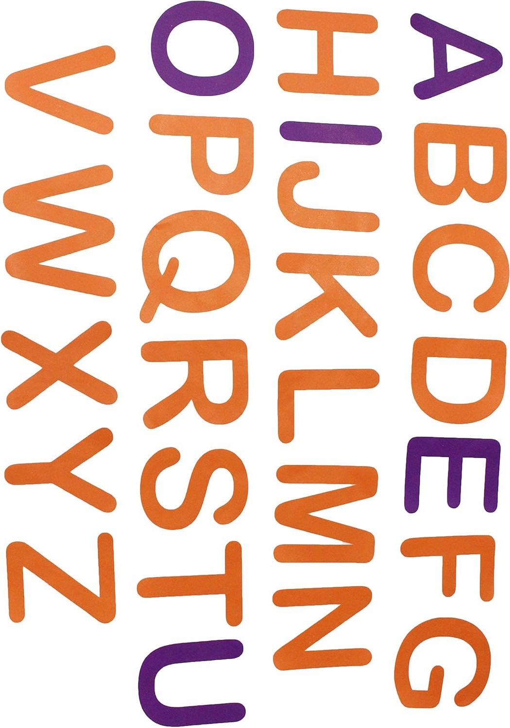 Midlee Alphabet Floor & Wall Vinyl Decal for Classrooms & Daycares