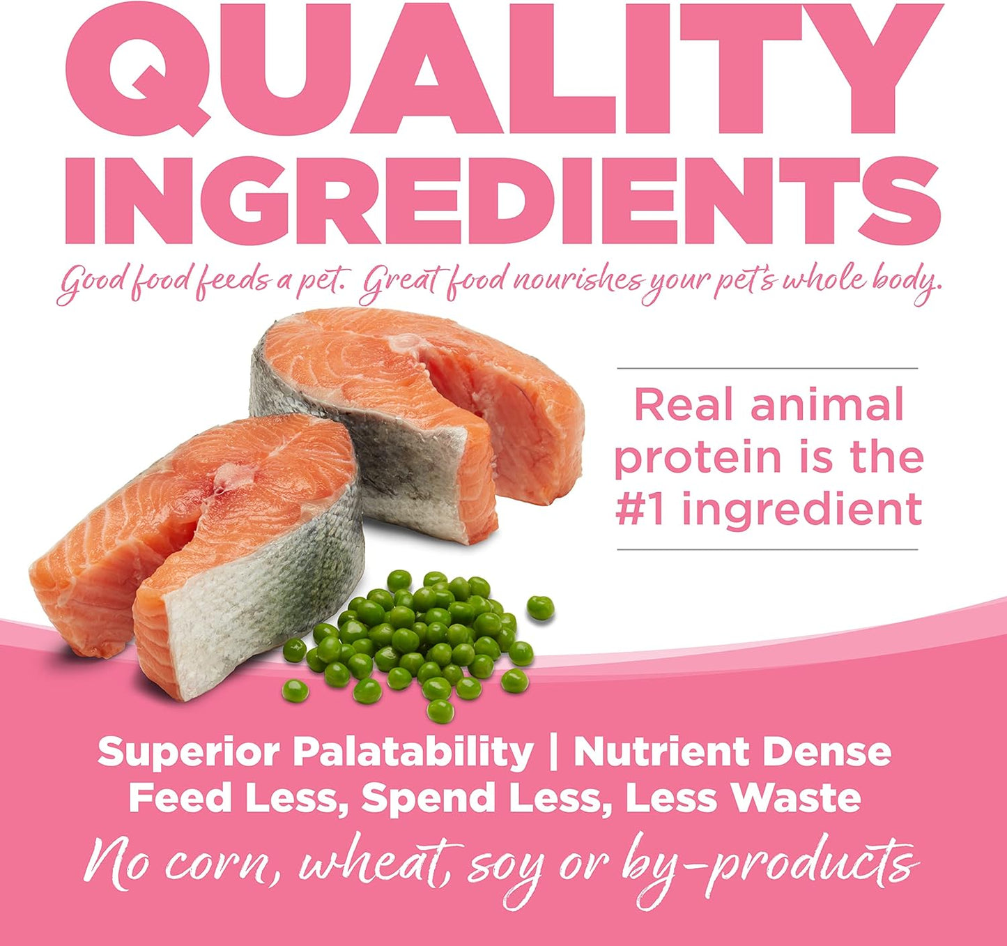 NutriSource PureVita Grain Free Salmon & Peas Entree Dry Dog Food - 25 lbs