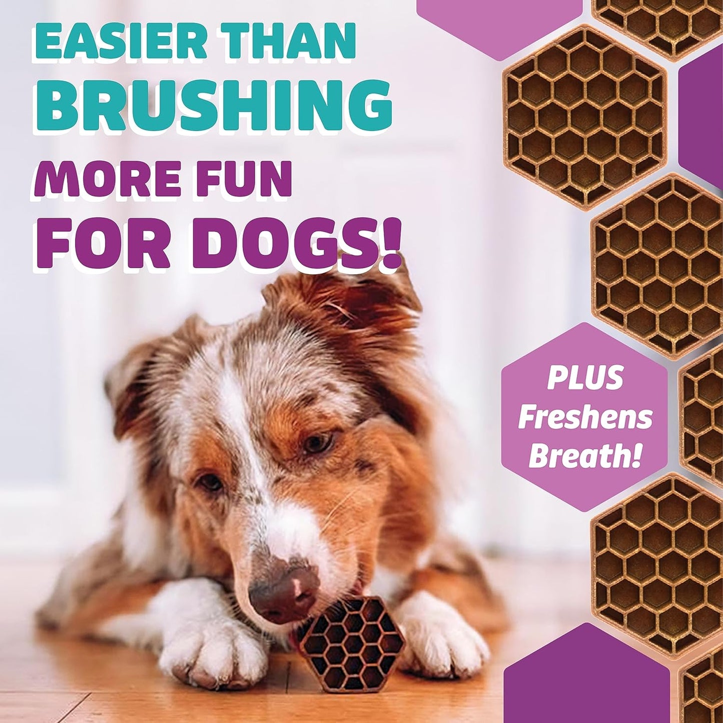 Yummy Combs Grain-Free Dental Dog Treats for Small Breed Adult Dogs, Chicken Flavor, 12 oz