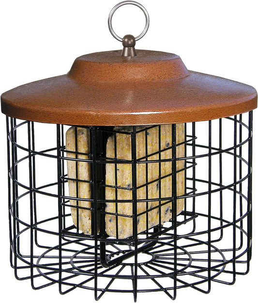 More Birds Black/Brown Squirrel Proof Double Suet Bird Feeders - 9.5"