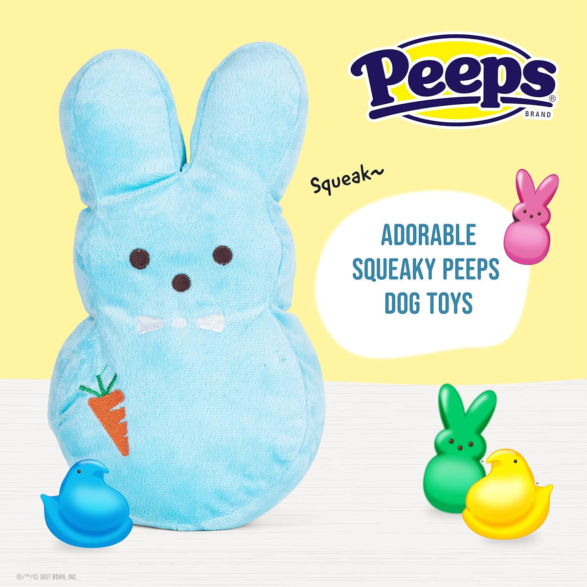Peeps Bunnies Plush Dress-Up Toy - Assorted Colors, 6 Inch | Pet Toys ...