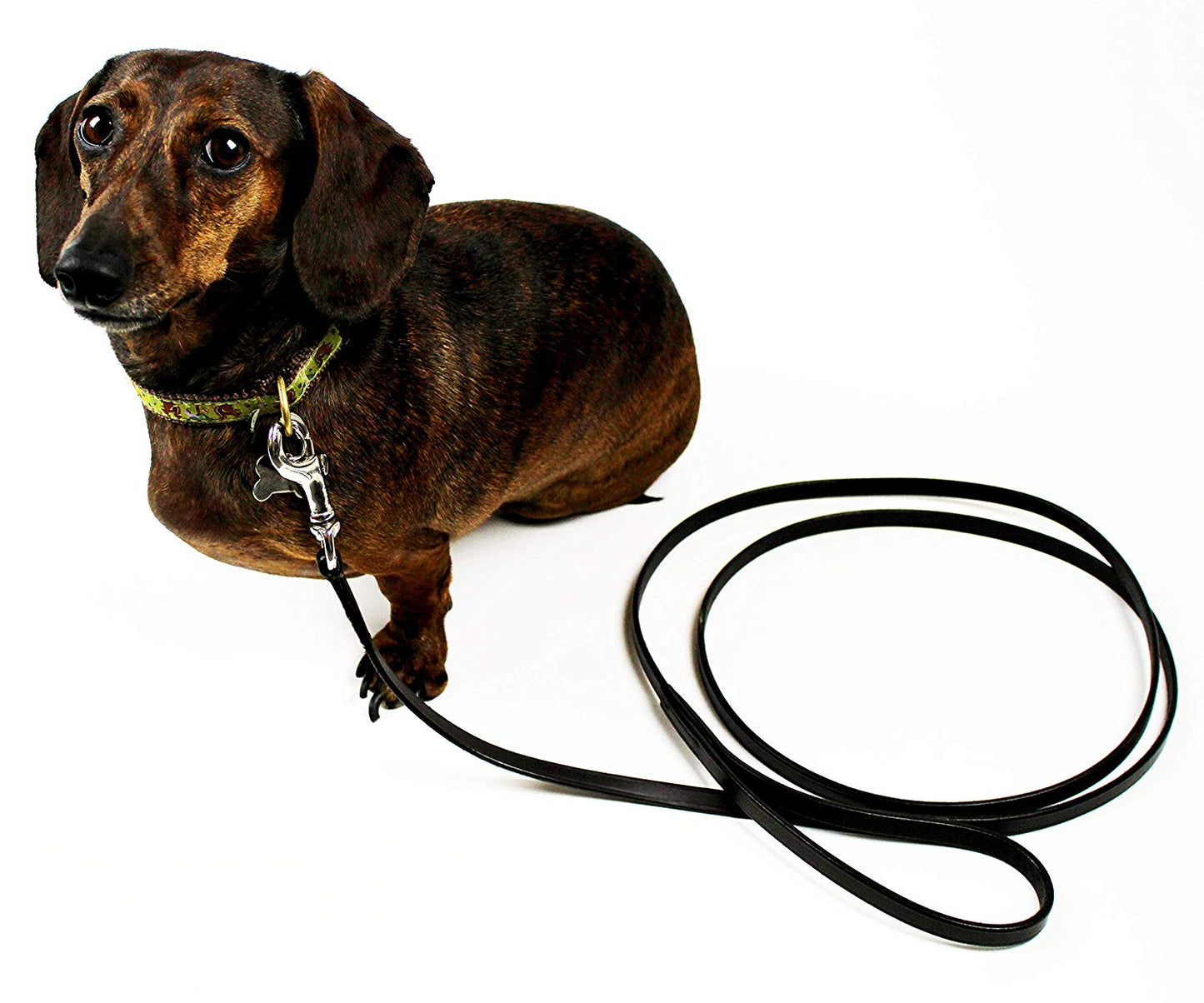 Midlee Small Leather Dog Leash