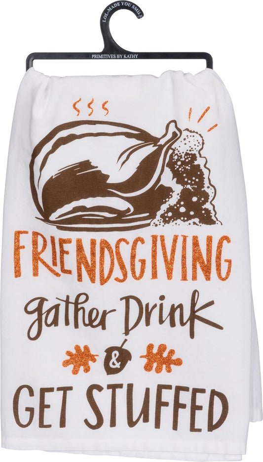 Primitives by Kathy "Friendsgiving" Dish Towel, 28"