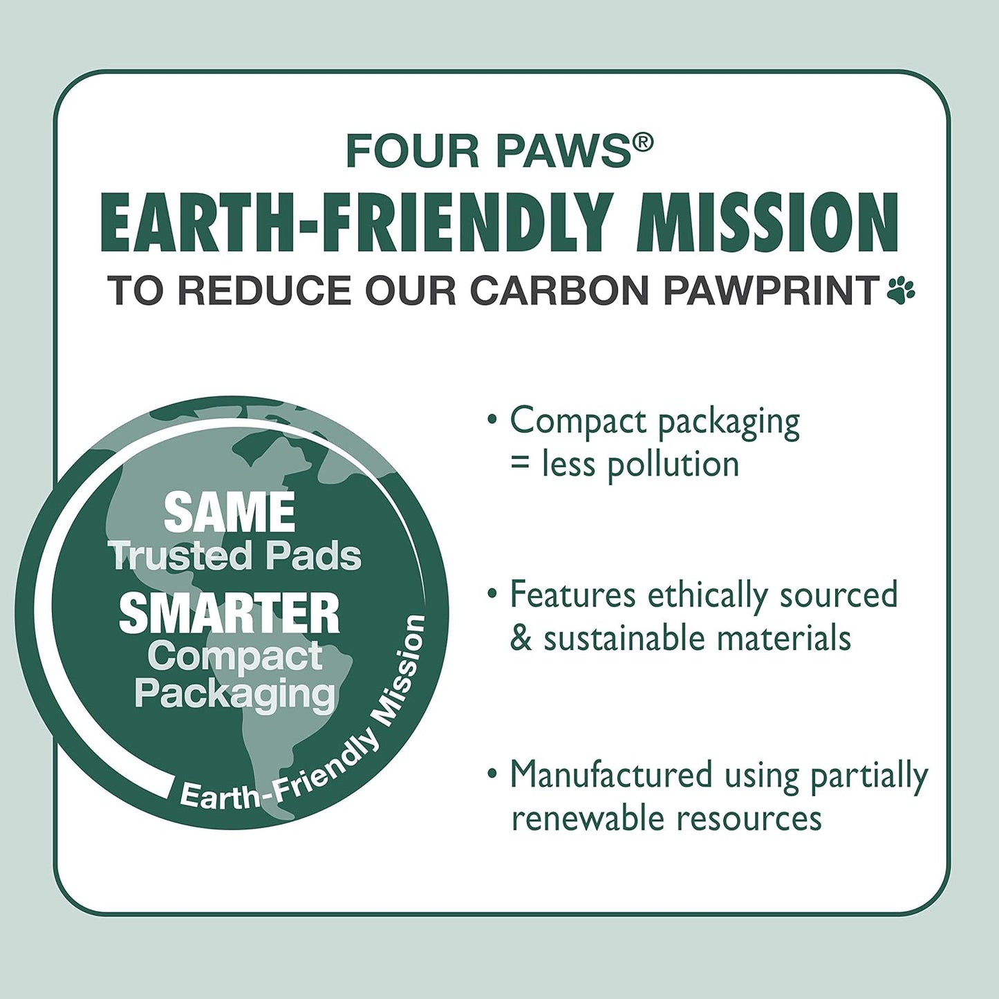 Four Paws Wee-Wee Pads - Eco-50 Pack