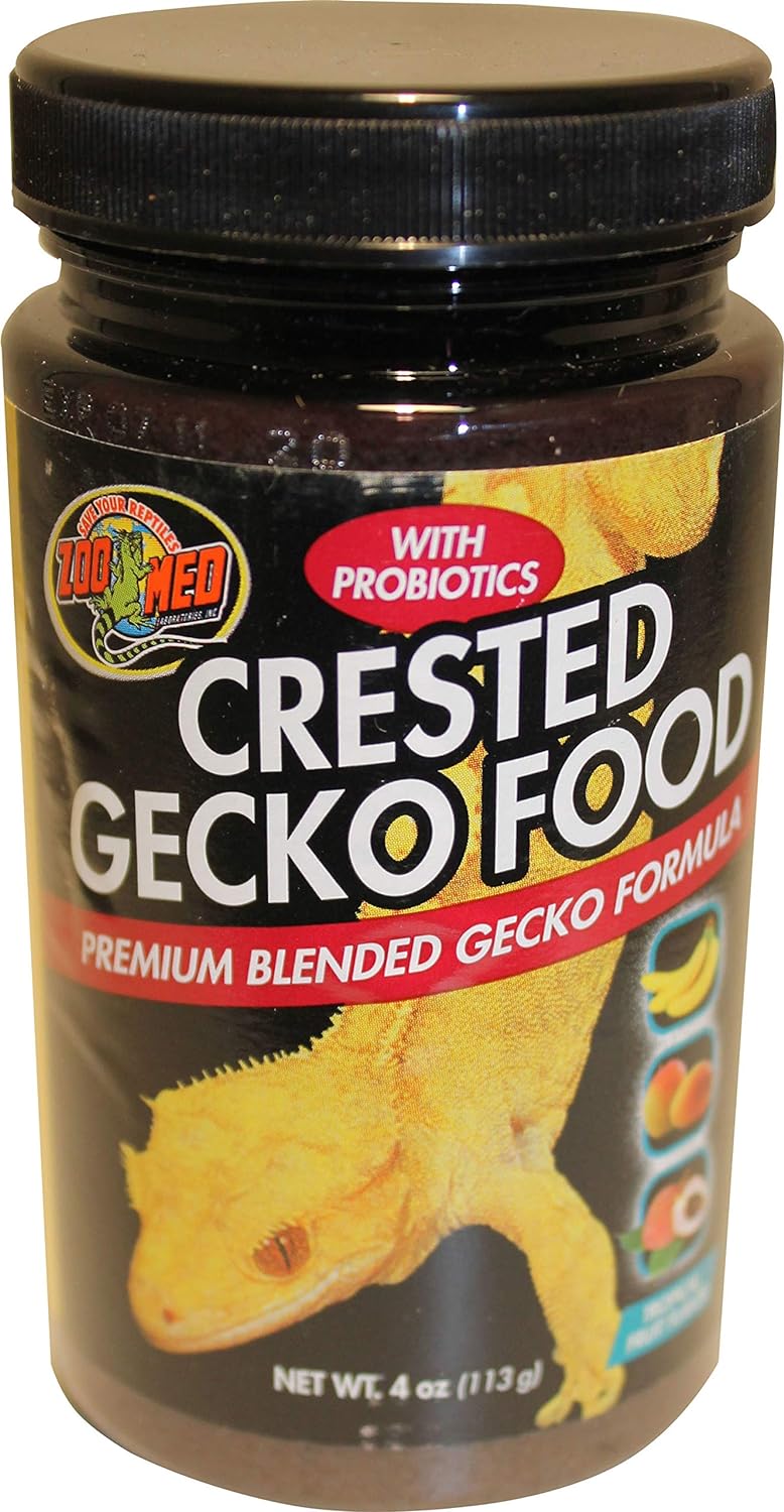 Zoo Med Crested Gecko Food Tropical Fruit Flavor - 4 oz (113 g)