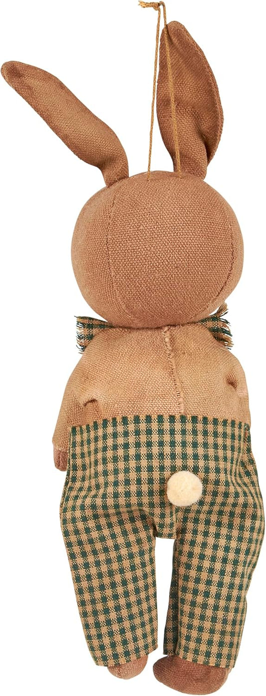 Primitives by Kathy Egg Basket Bunny Ornament