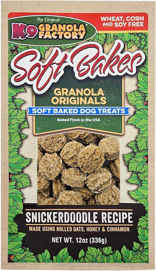 K9 Granola Factory Soft Bakes Snickerdoodle, Dog Treat -  12oz