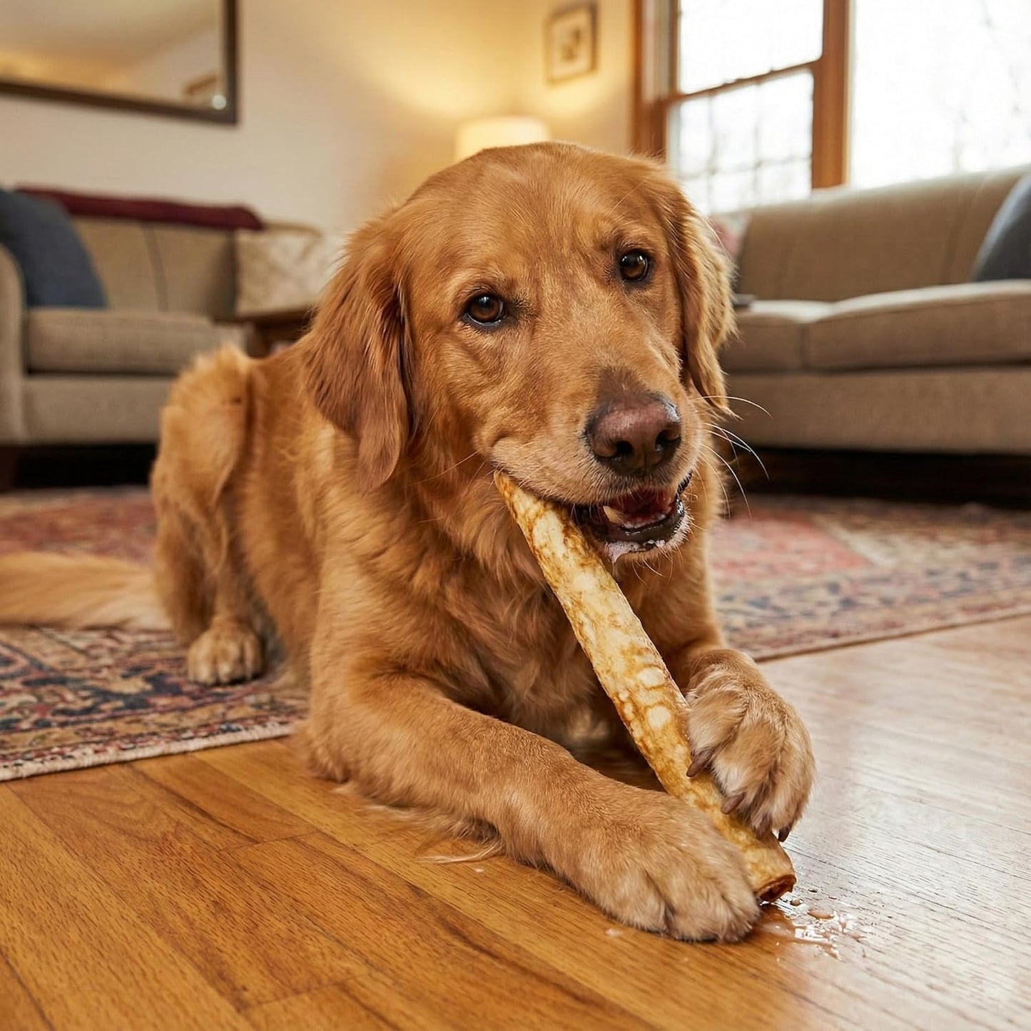 Fieldcrest Farms Nothin' to Hide 10" Bagels Bacon Flavor Premium Dog Chew - 6.38 oz(Pack of 2)