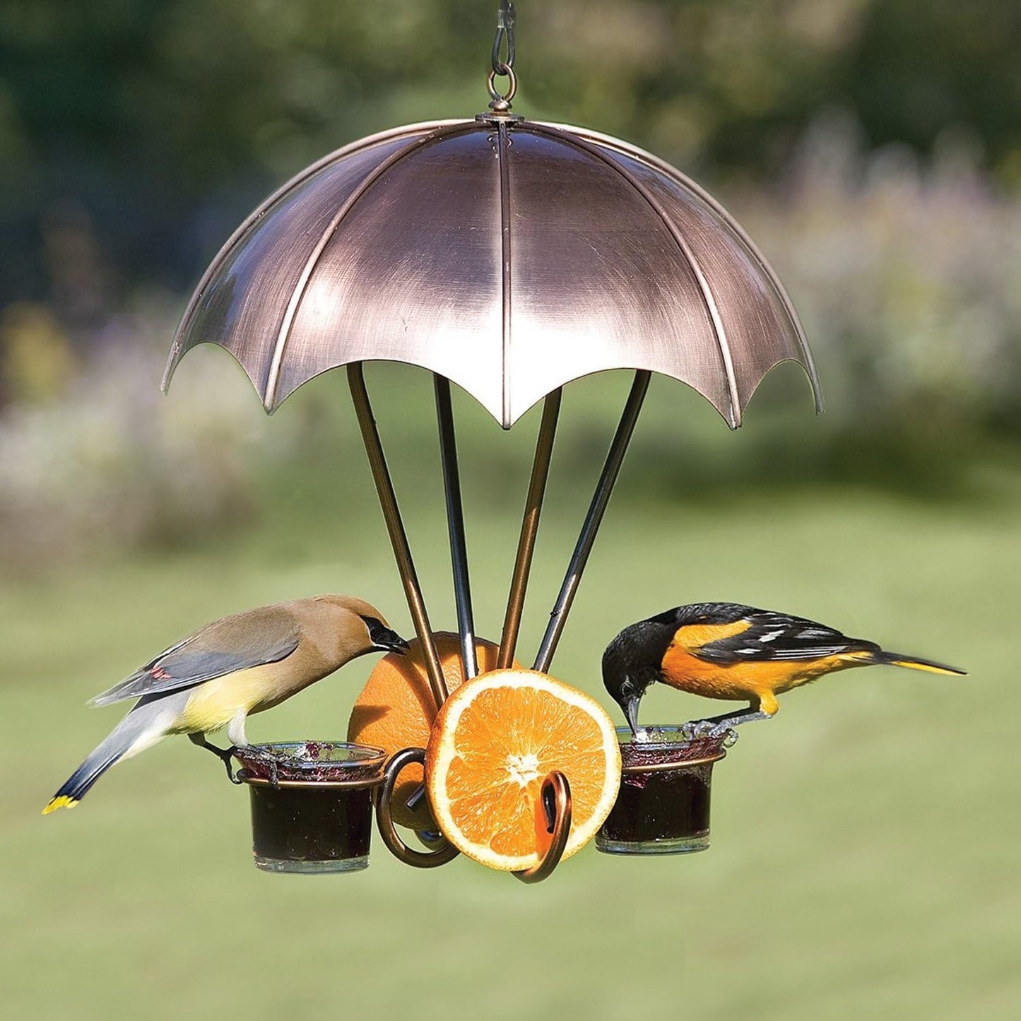 Woodlink Brushed Copper Oriole Feeder, Model COPWLO2