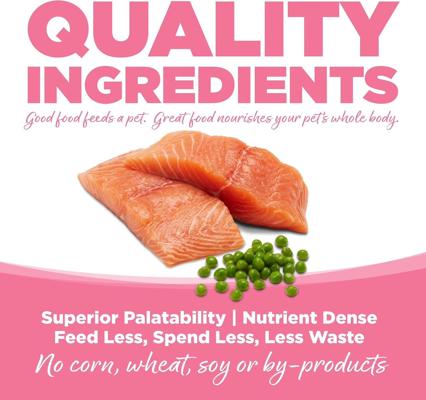 NutriSource PureVita Grain Free Salmon and Peas Entree Dry Cat Food - 6.6 lb