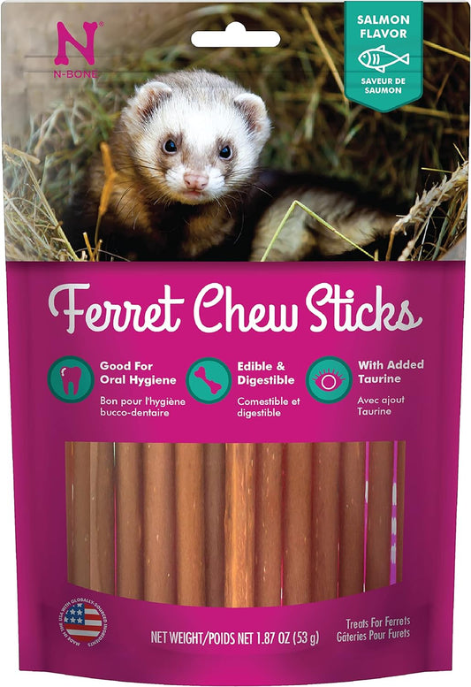 N-Bone Ferret Chew Treats - Salmon Flavor(1.87 oz)