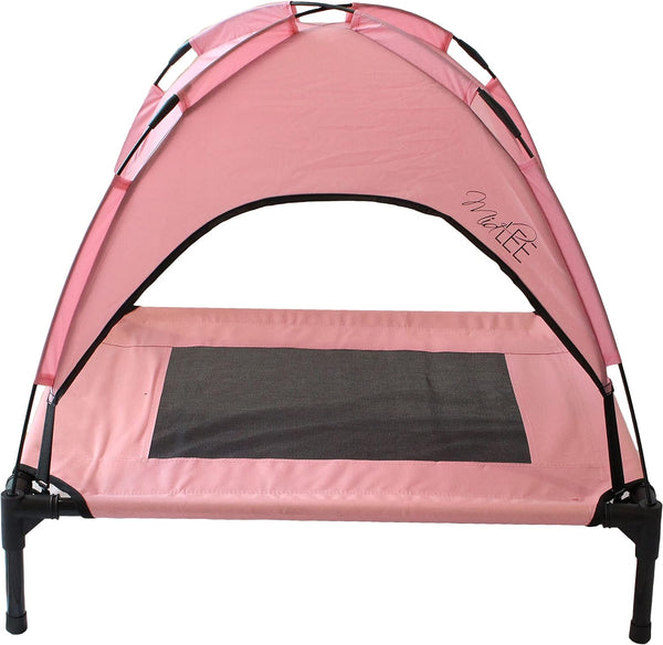 Midlee Pink Dog Cot Canopy