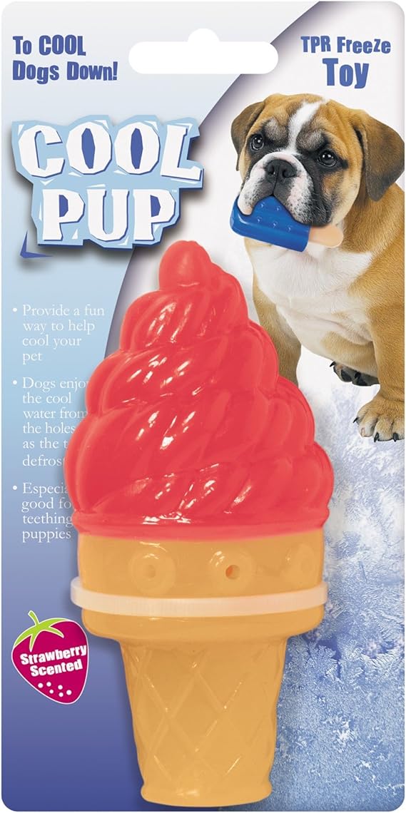 Cool Pup Cooling Toy Ice Cream (Mini) - Pink