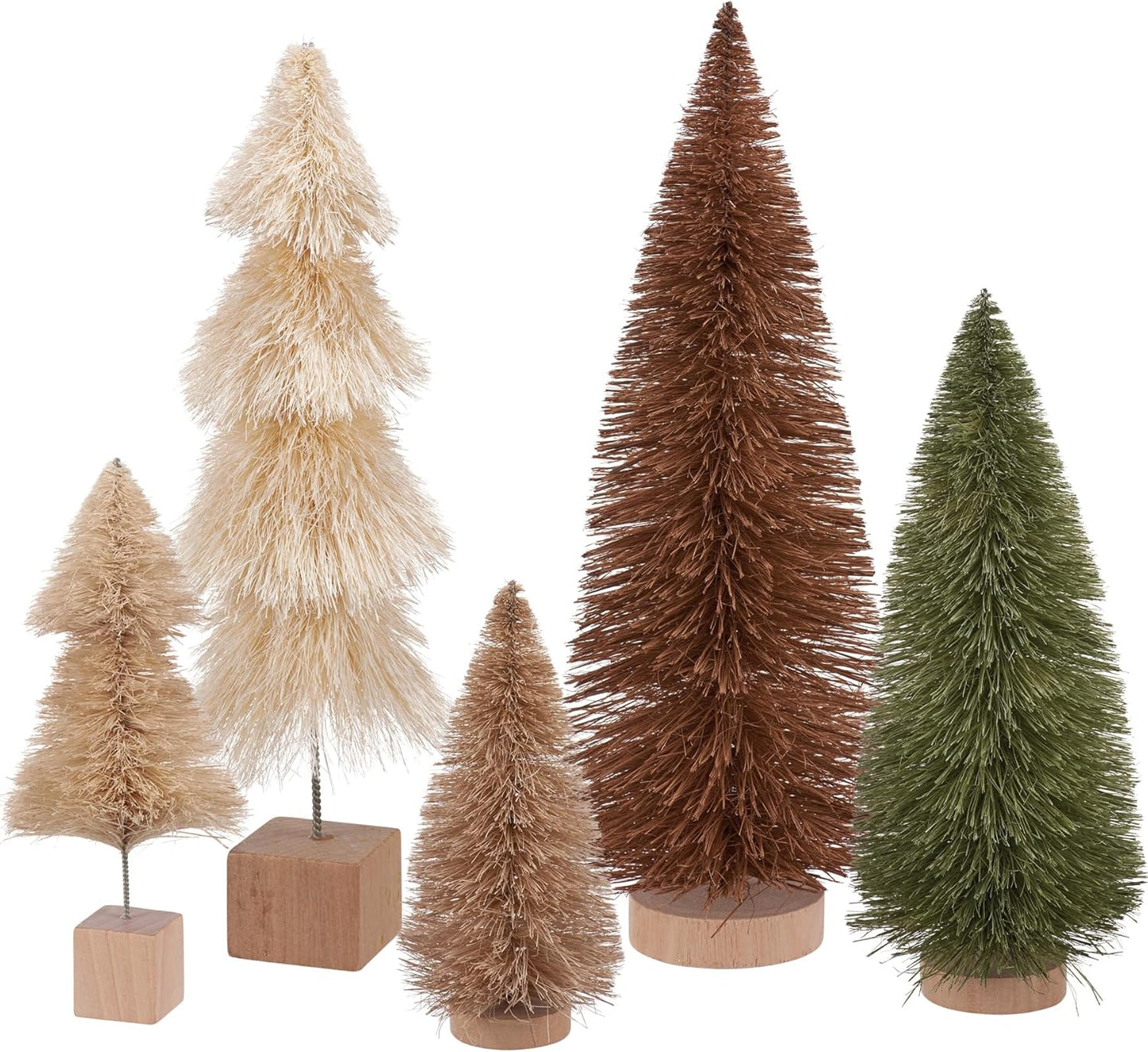 Primitives by Kathy Multi Winter Bottle Brush Tree Set