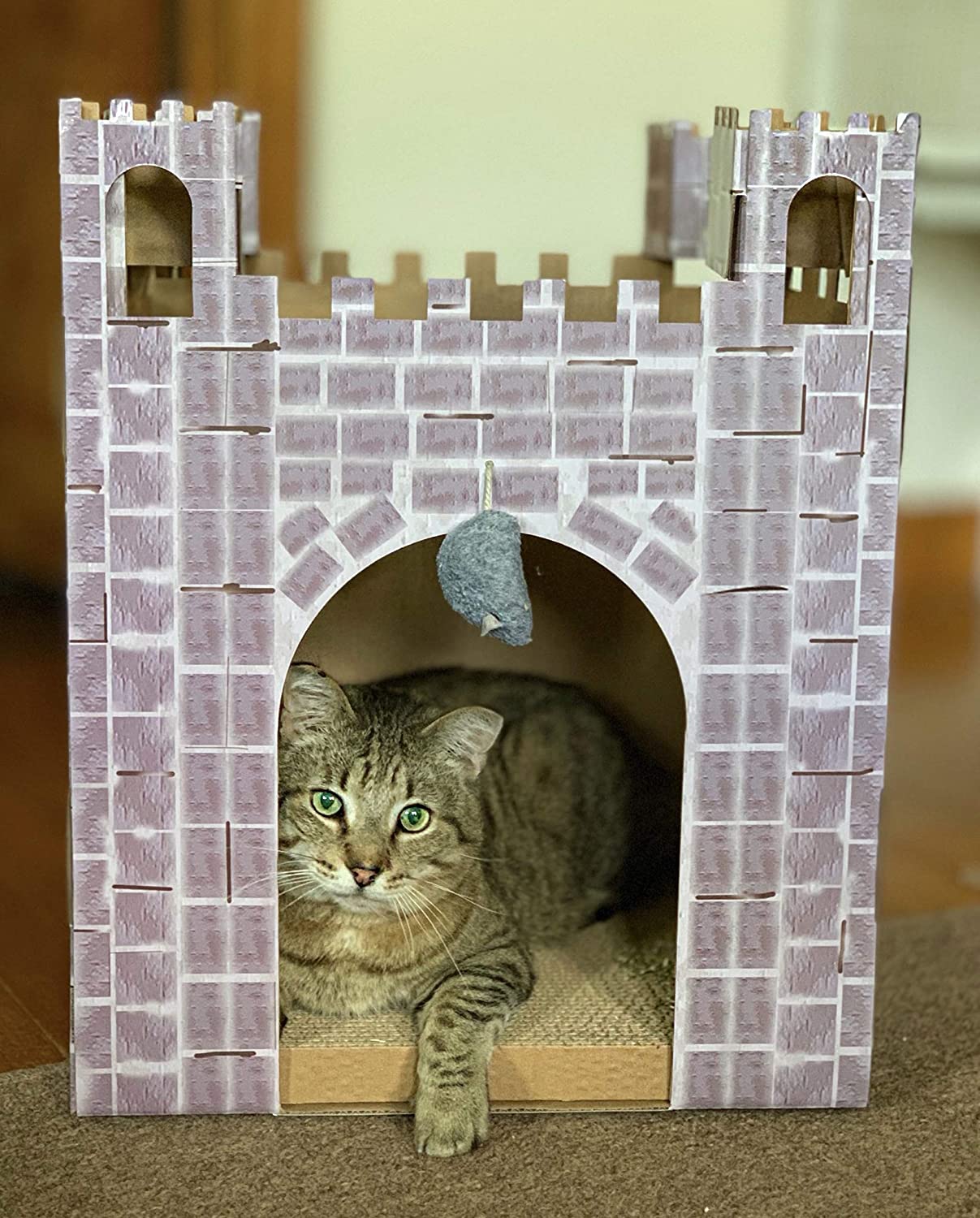 Midlee Castle Cat Scratcher House