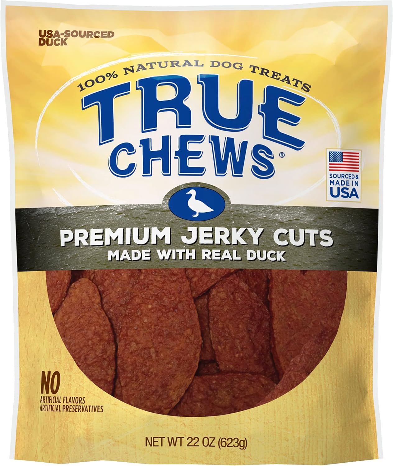 True Chews Premium Jerky Cuts with Real Duck