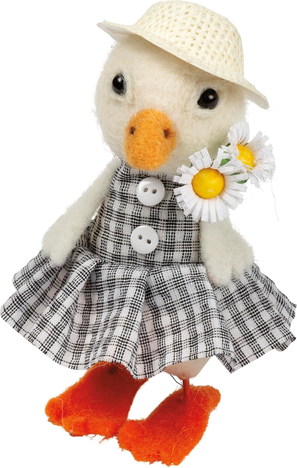 Primitives by Kathy Easter Flowers & Hats Gingham Ducks Critter Set of 2